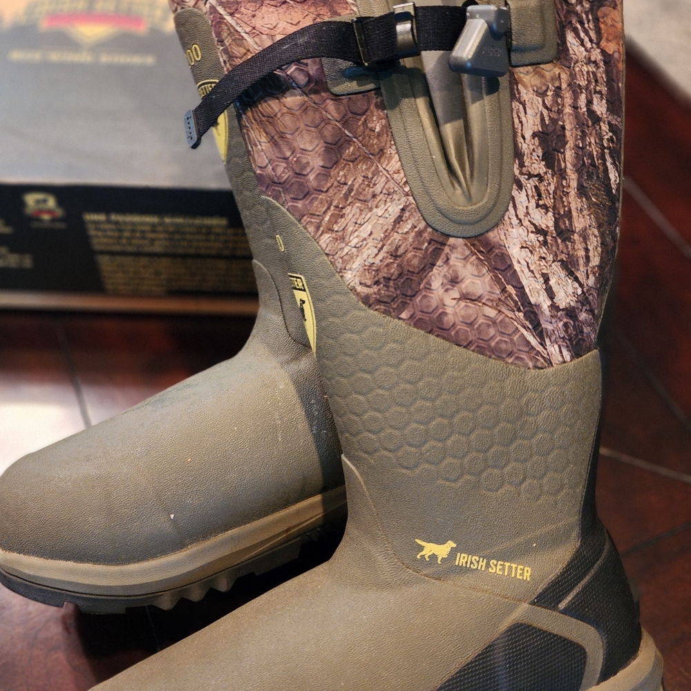 Red Wing Shoes Irish Setter Olive Green Camo Hunting Boots